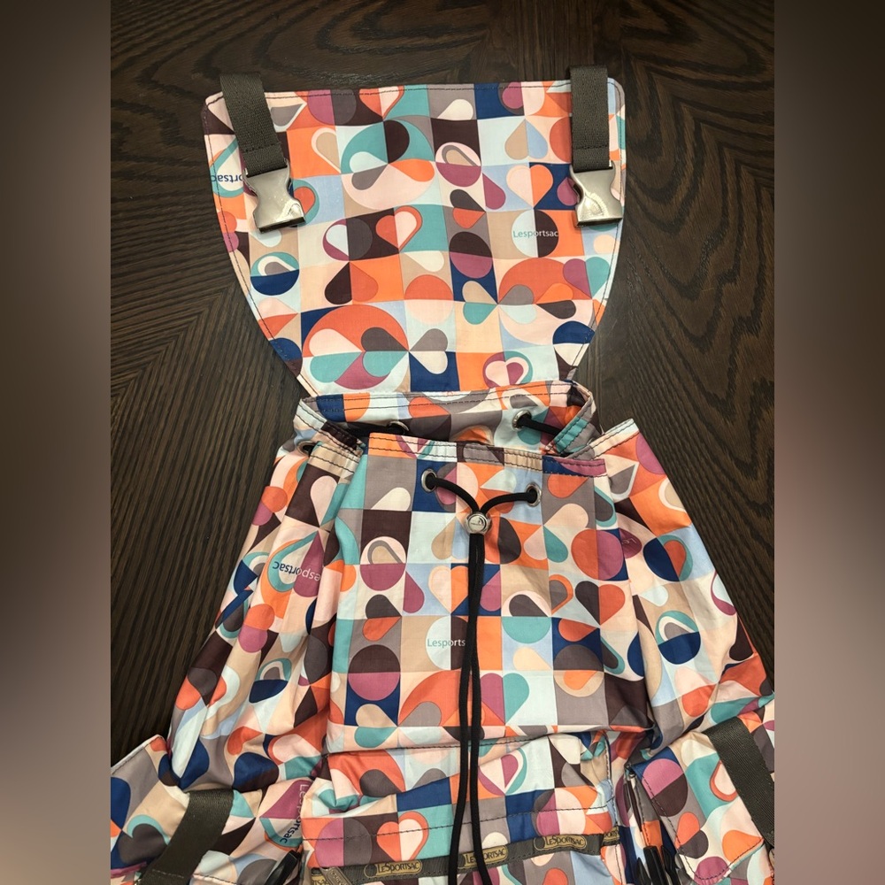 Lesportsac Drawstring Backpack Voyager - image 3